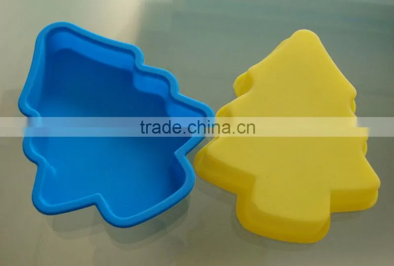 Christmas tree shape baking tool silicone bake cake mold