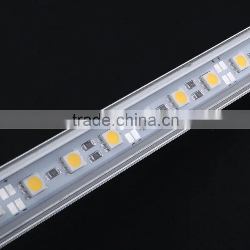 Waterproof Frost Cover Metal Cap DC12V 50cm 5050 SMD 36Leds/50cm Led Rigid Bars Strip light Bulbs Aluminum Slot