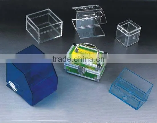 eco-friendly clear acrylic storage box/organiser