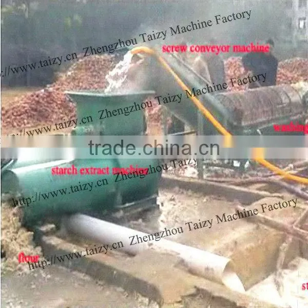 multifunctional and high efficiency cassava starch making machine