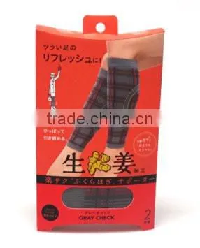 COSIT RAKUSAKU Foot Relaxing and Massage Supporters Black Paisley Made in Japan