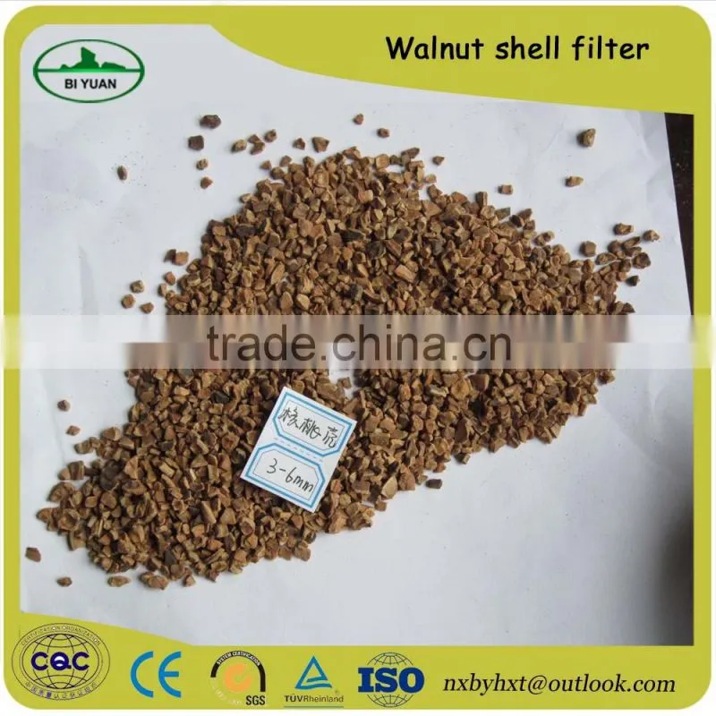 Water filter material walnut shell from Crushed walnut shells in China