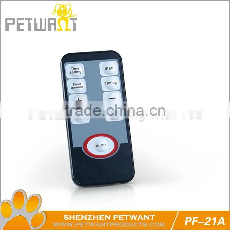 portable pet feeder PF-21 automatic pet feeder with remote controller