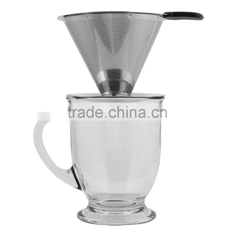 Portable, Paperless Pour Over Coffee Dripper With Stand Coffee Maker & Brewer