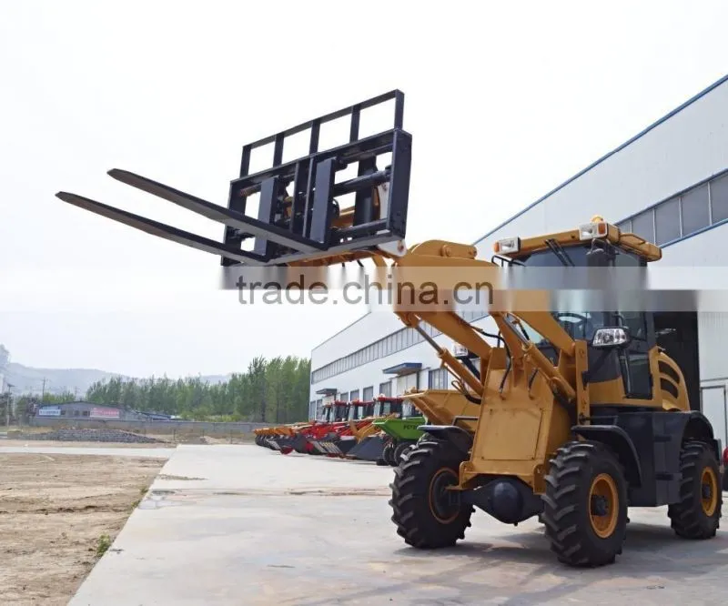 China small wheel loader JT912, ZL12F with A/C, Quick hitch and attachments