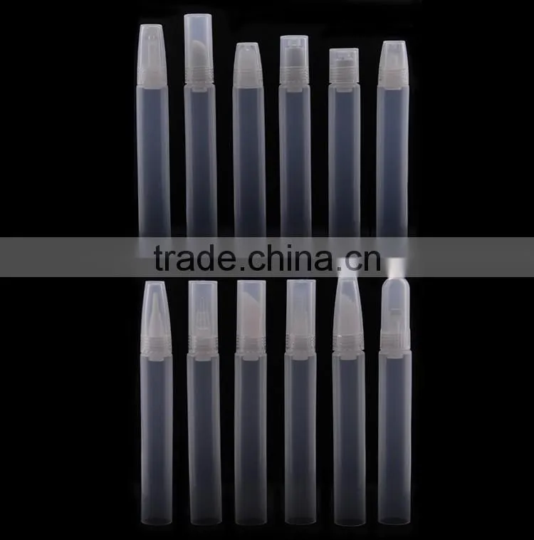 Roller tip plastic tube dispensers