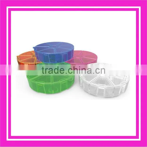 pocket size plastic pill holder & pill case