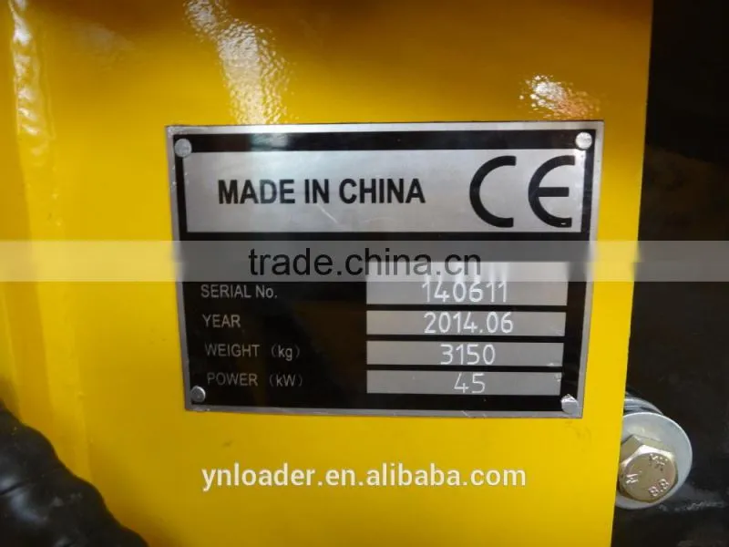 Shan dong Yineng china YN860 Mini Skid Steer Loader Pallet fork