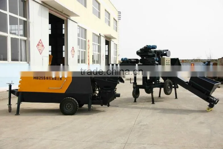 small concrete pump