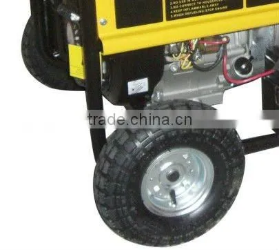 Portable Air Cooling Single Phase Gasoline Generator Price India 6kW