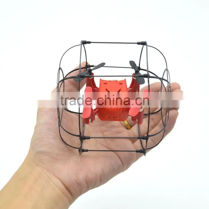 4-axis flying ball aircraft/Aircraft remote control spherical aircraft crawl wall ground walk four-axis aircraft