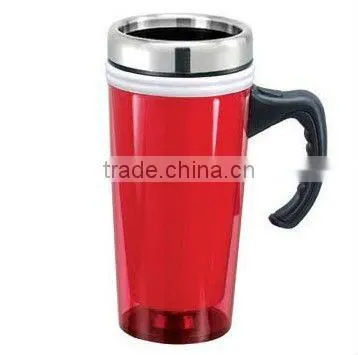 mug Wonderful Heat preservation effect stainless steel big belly auto cup with handle any color is ok