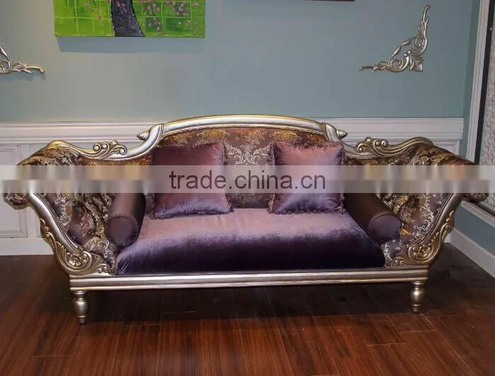 BISINI Solid Wood Long Sofa Chair, Elegant Living Room Leisure Chair, Good Quality Shoe Changing Chair (BF01-X1192)