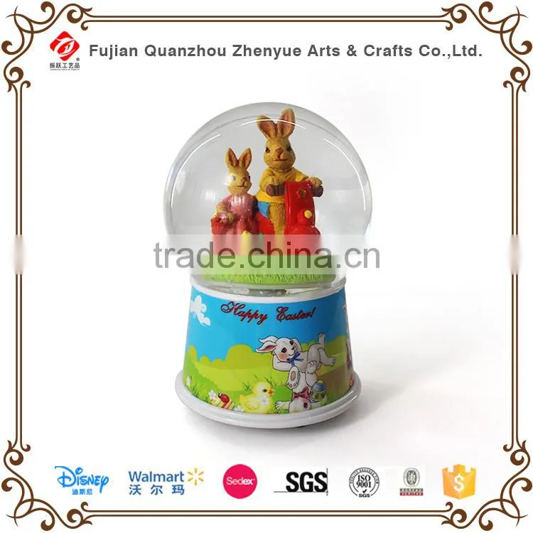 2015 electric christms musical snow globe with blowing snow
