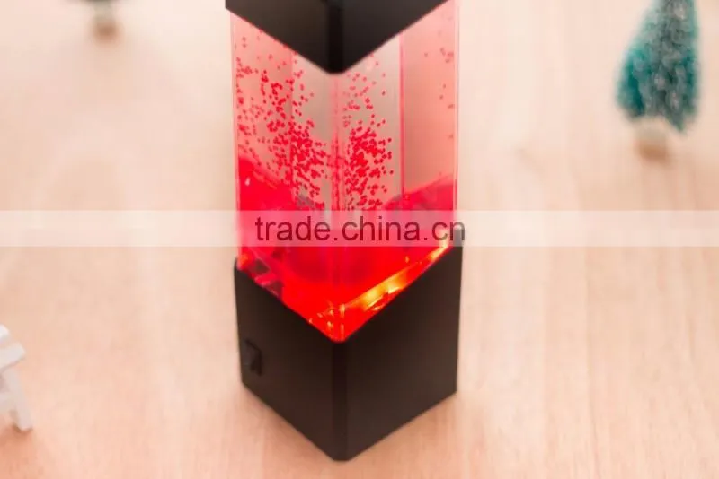 LED Colorful Crystal glass Lamp, Jellyfish Lamp/ Volcano Light/Flash Jelly Lamp