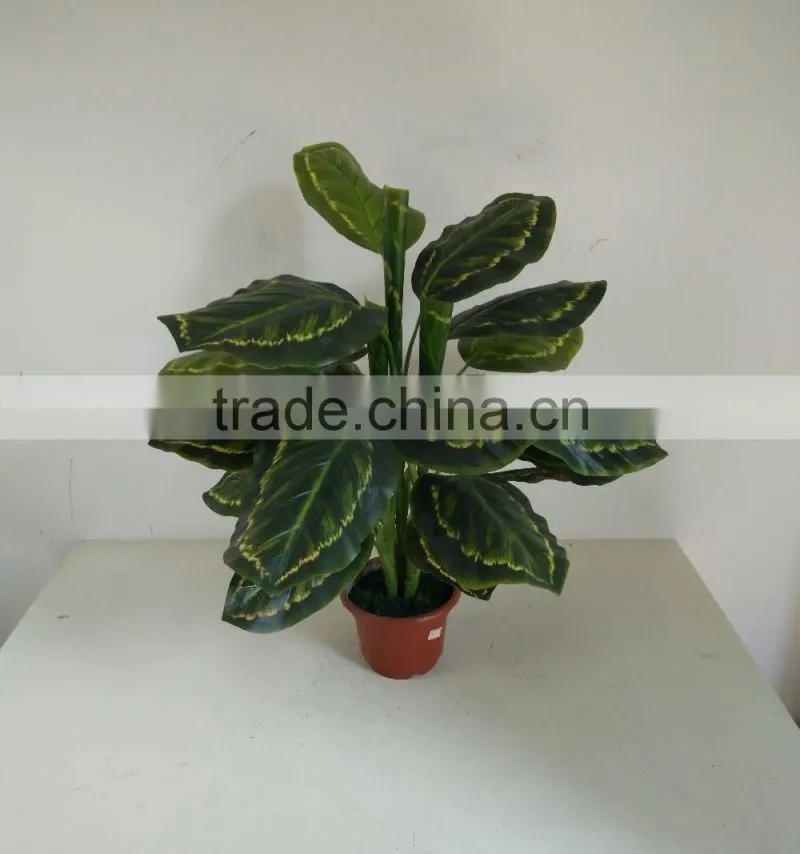 fake plant red plant artificial ornamental green plants