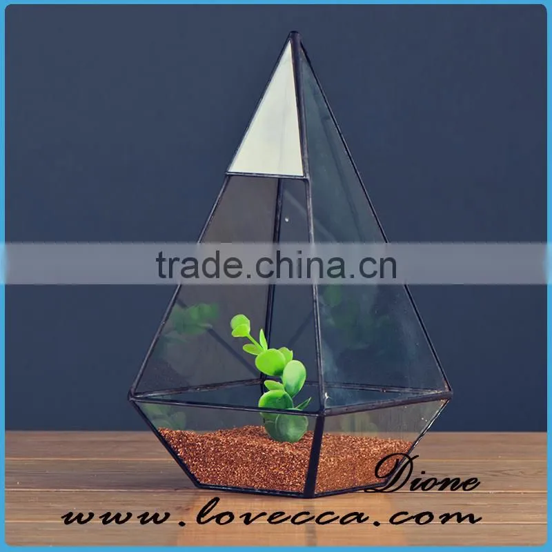 Transparent Glass Plant Terrarium Hanging Geometric Glass Terrarium, Glass Globe Hanging Terrarium