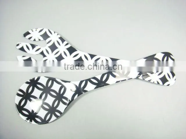 Custom Printed Melamine Spoon and forks Set