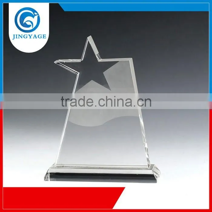 Jingyage Welcome OEM ODM best selling crystal star award start trophy souvenir gift