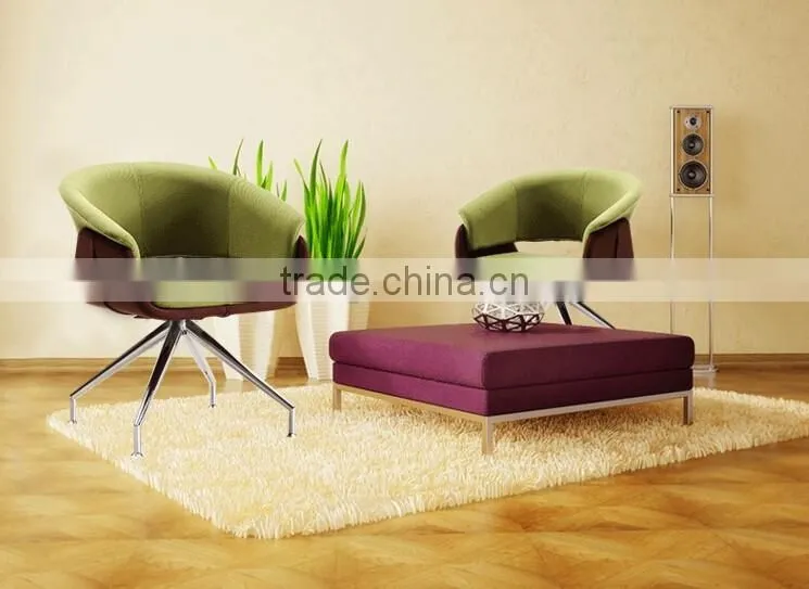 cool green office project custom made modern fashion furniture commercial office meeting chair bank VIP room swivel chairs