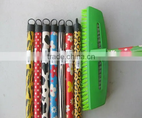 PVC coated wooden parts of the broom