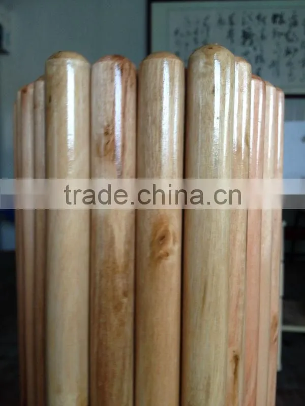 Mop handle for brush