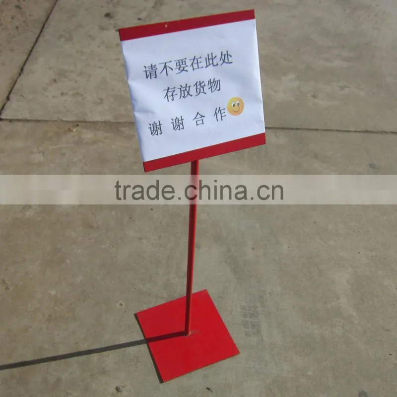 outdoor display rack metal sign board for guide or advertising