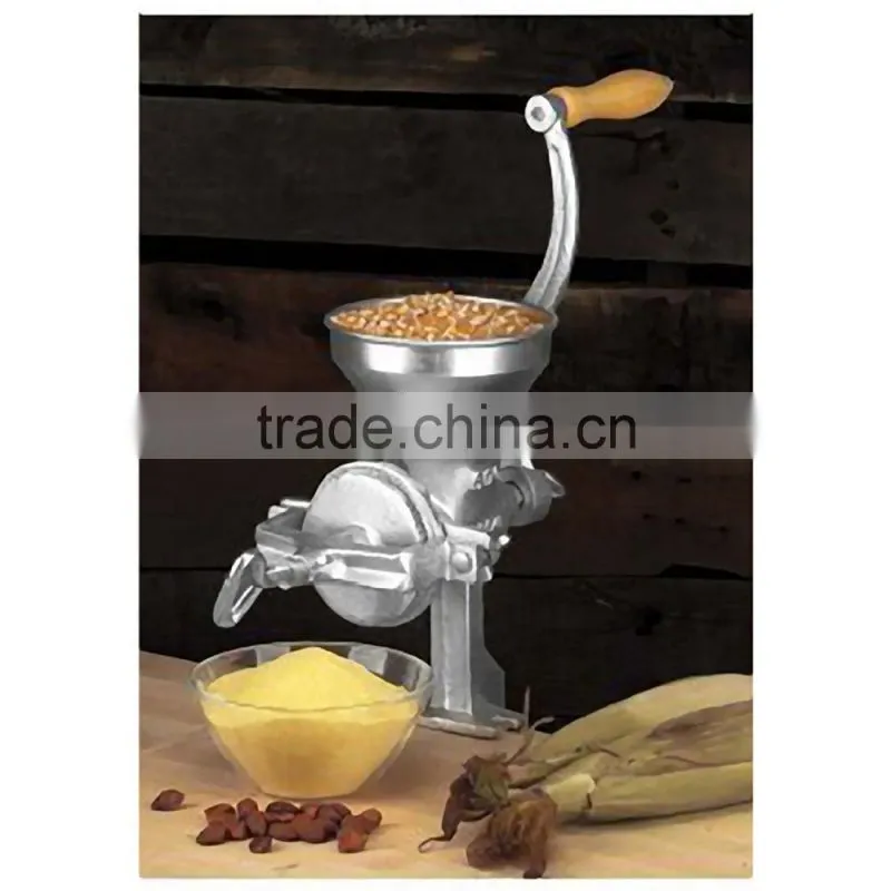 150# manual cast iron corn grinder with low hopper / corn mill