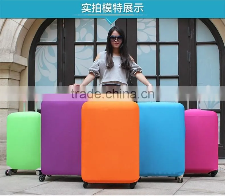 Waterproof Spandex Travel Luggage Cover Fits 18-32 Inch Luggage(Z-SC-001)