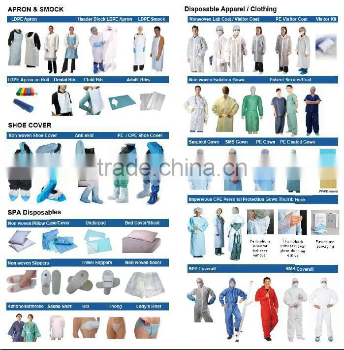PE sleeve cover,disposable sleeve cover with elastic ends,sleeve cover for medical or food industry