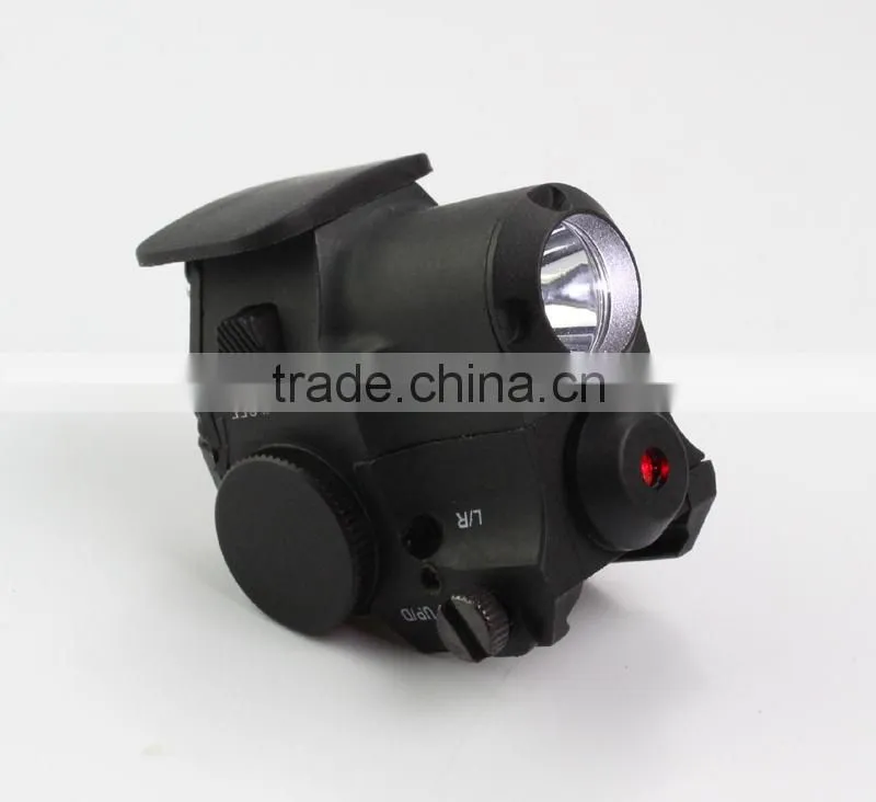 Super compact tactical subzero working red laser sight with 180 lumens CREE Q5 led flashlight