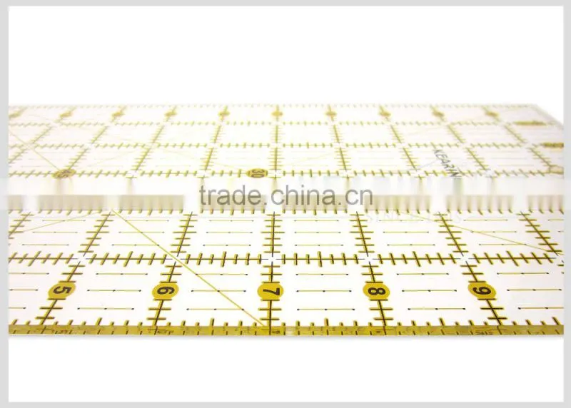 Kearing Easy Cutting Acrylic Patchwork Quilting Rulers 12 '' * 6 '' for Fashion Design#KPR1206