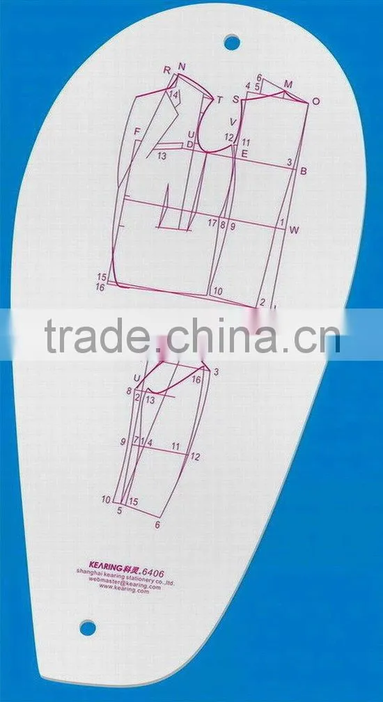 tailor''s design ruler,flexible ruler,fashion design ruler Kearing brand #6406