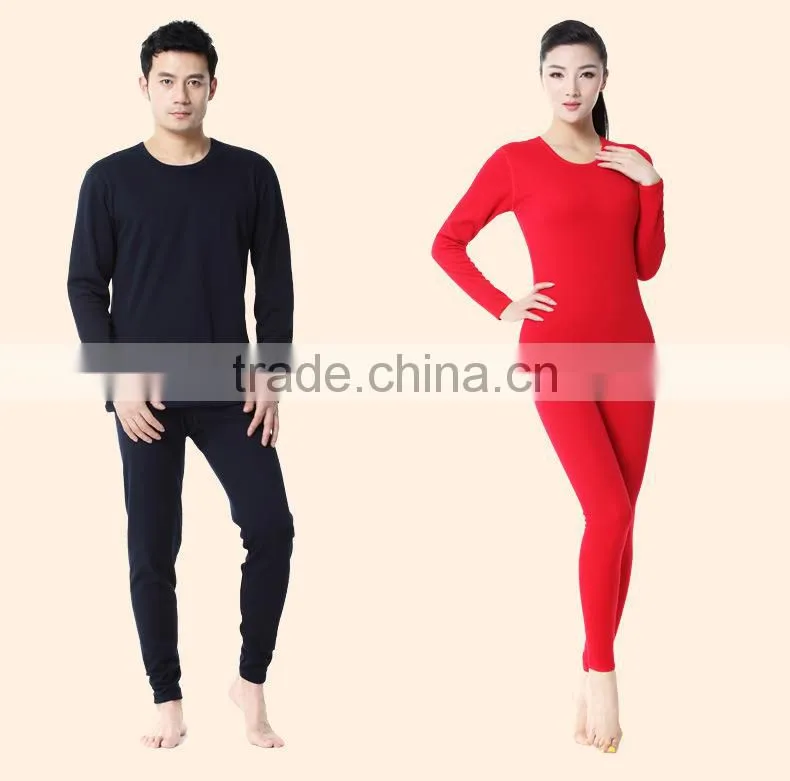 Top Brand High Quality Winter Thermal Suit Women And Men Long John Set Thick Warm