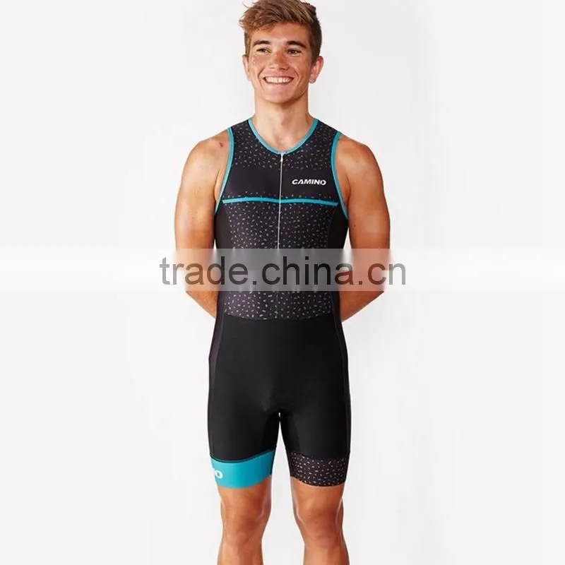 Swimming Running Cycling Jersey Suit Sleeveless Pro wetsuit surfing Triathlon Suit