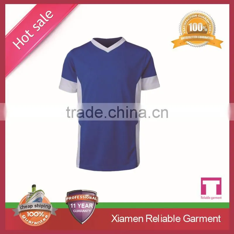 Hot 2016 new design football shirt maker no logo OEM China factory