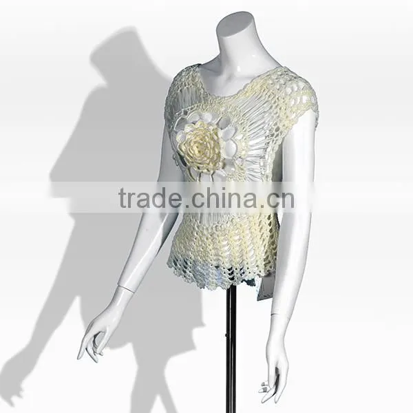 2015 new promotional women summer knit fashion top