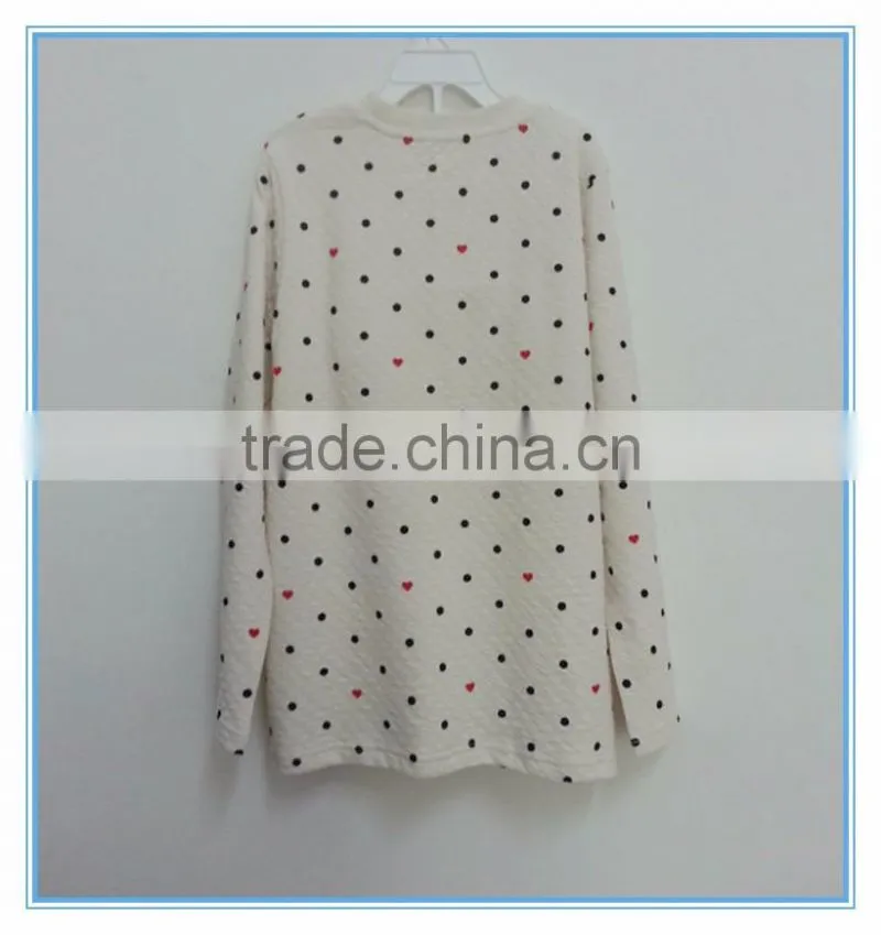 Children Gilrs Cotton Underwear Long Johns, High Quality Dot Kids Pajamas Clothes for Child