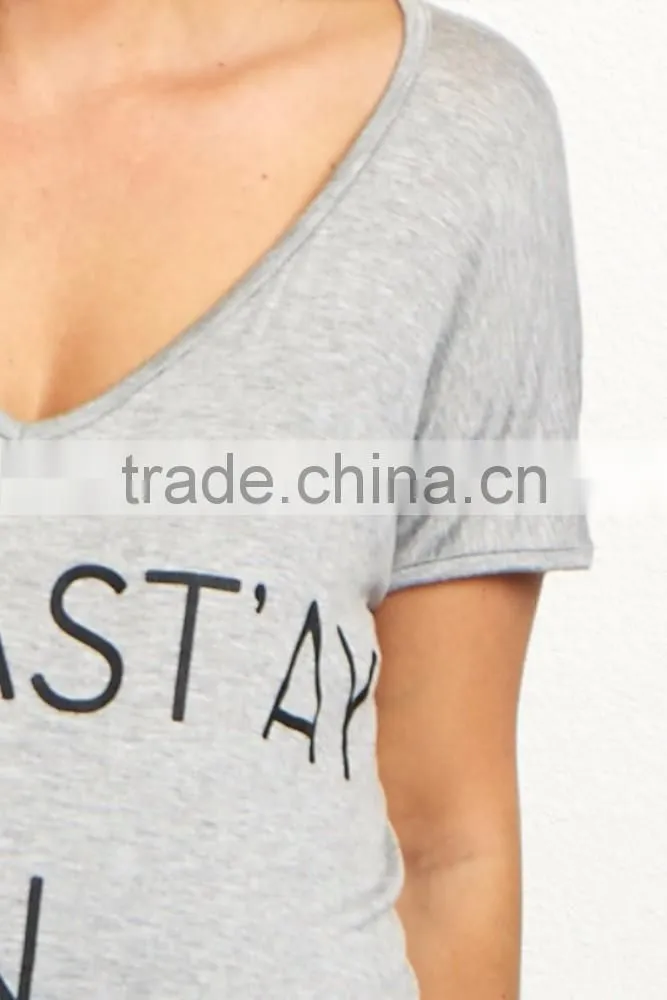 Wholesale graphic print short sleeve maternity wear fashion women maternity top
