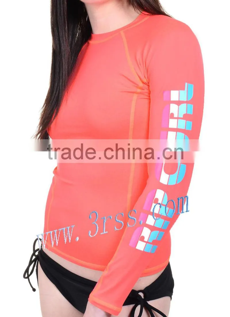 young ladies fashion rash t shirt