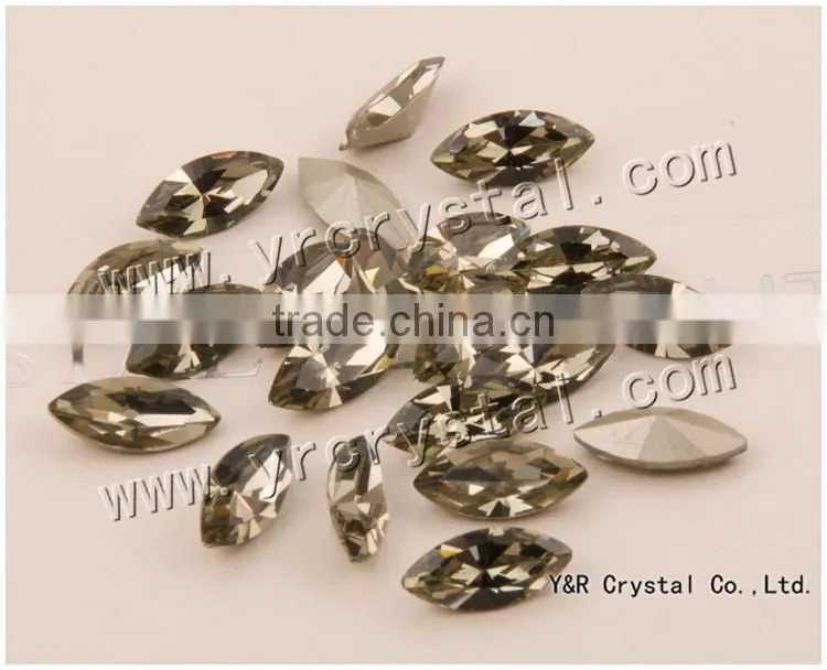black diamond crystal fancy stone for evening bag