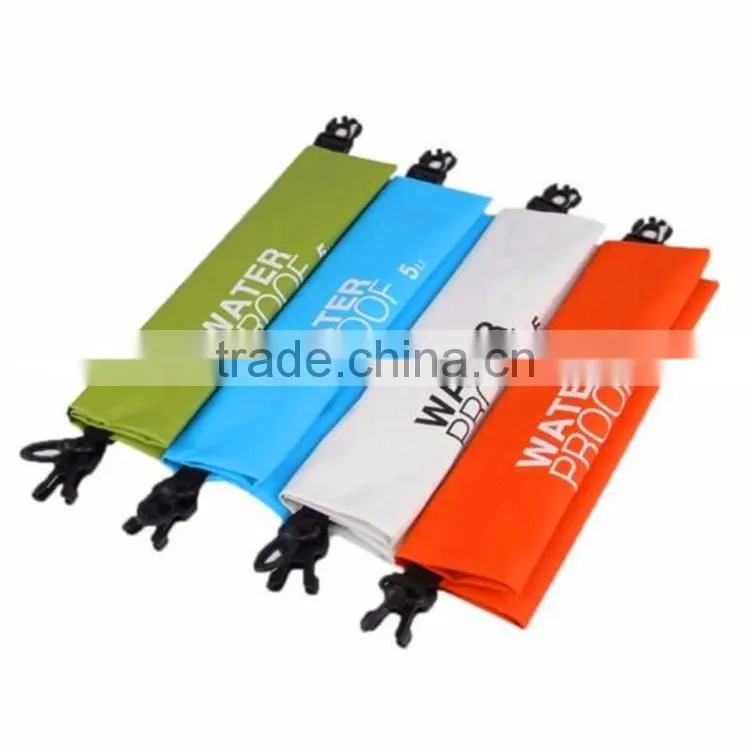 High Quality Outdoor Waterproof Bags Ultralight Camping Hiking Dry Organizers Drifting Swimming Bags 5L