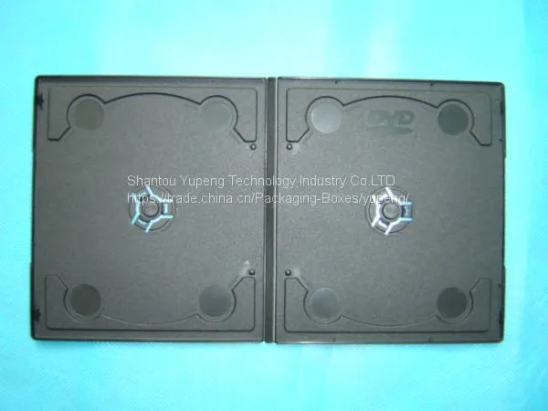 7mm short double black dvd case with design