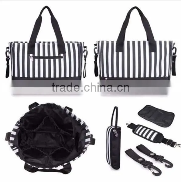 5pcs nappy pouch changing mat adult baby diaper bag