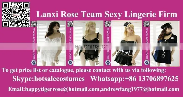 Over 8 years on making sexy high quality lingerie tube babydoll Wholesale From Factory directly