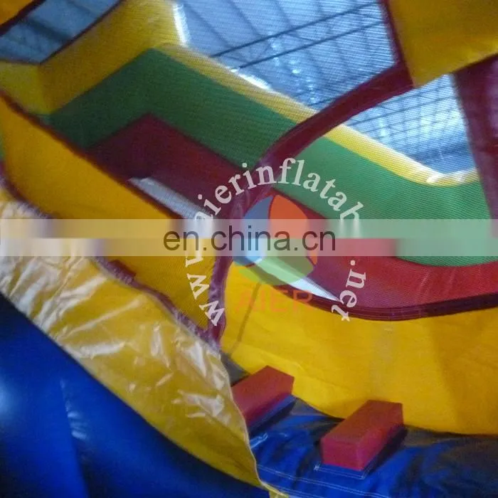 Top quality PVC inflatable castle house /big dog jumping bouncy castle kids toys castle with slide