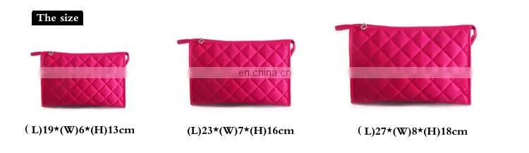 Hot selling Polyester Make up cosmetic travel toilet wash bag
