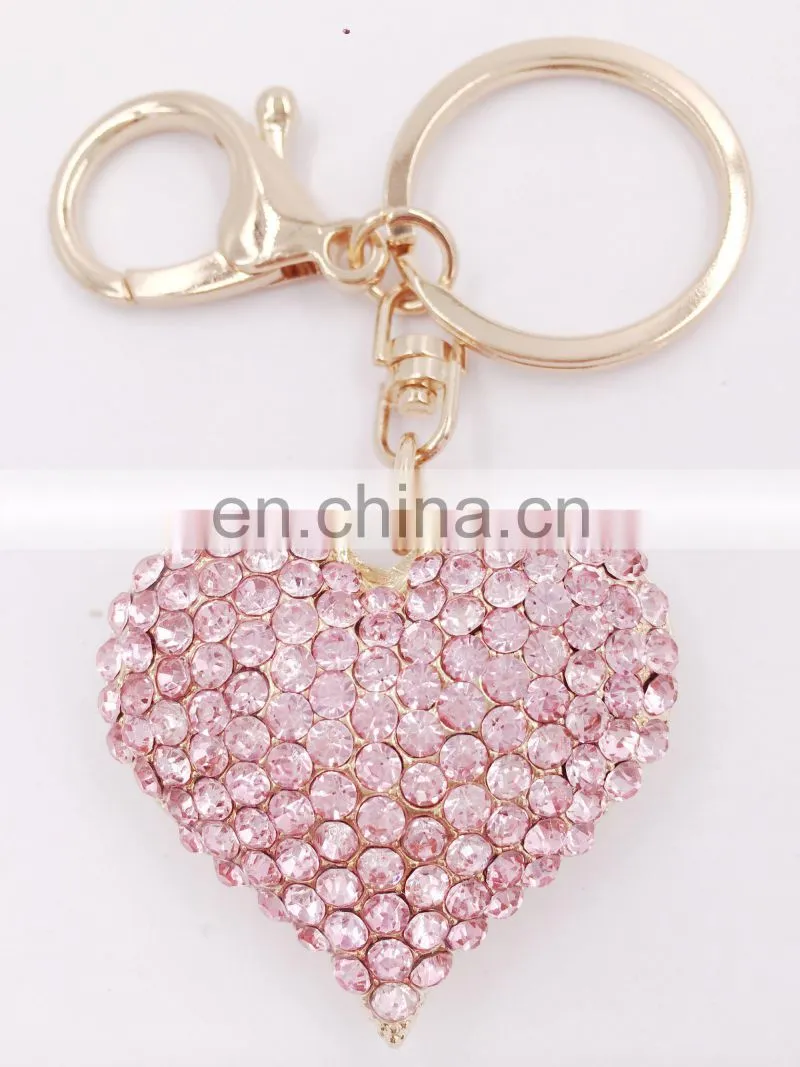 Wholesale Cheap Custom Quality Heart Shaped Key Chain For Souvenir