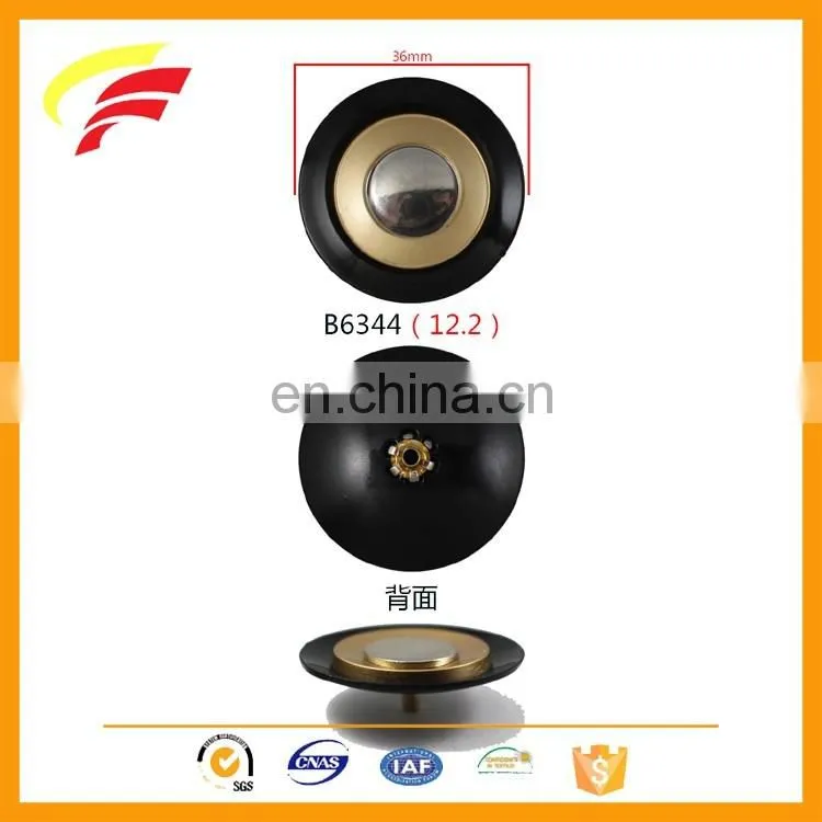 48L big size zinc alloy metal custom snap button for coat