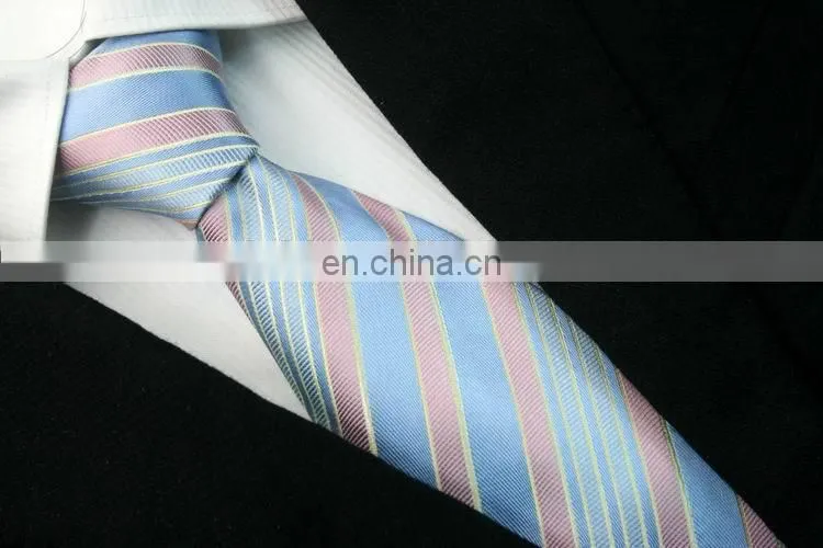fashion design mens necktie blue stripe school uniform tie